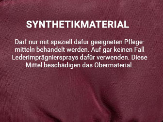 Schuhpflege Obermaterialien Synthetikmaterial